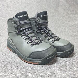 Simms Women's Freestone Wading Boots Vibram Sole Gray Size 9